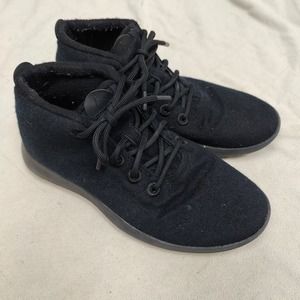 Allbirds Wool Runner Up Mizzle Sneakers Mens 11 Black WRU Lace Up Shoes Boots